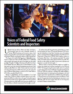 Voices of Federal Food Safety Scientists and Inspectors | Union of ...