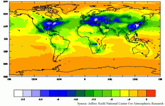 Map showing solar energy