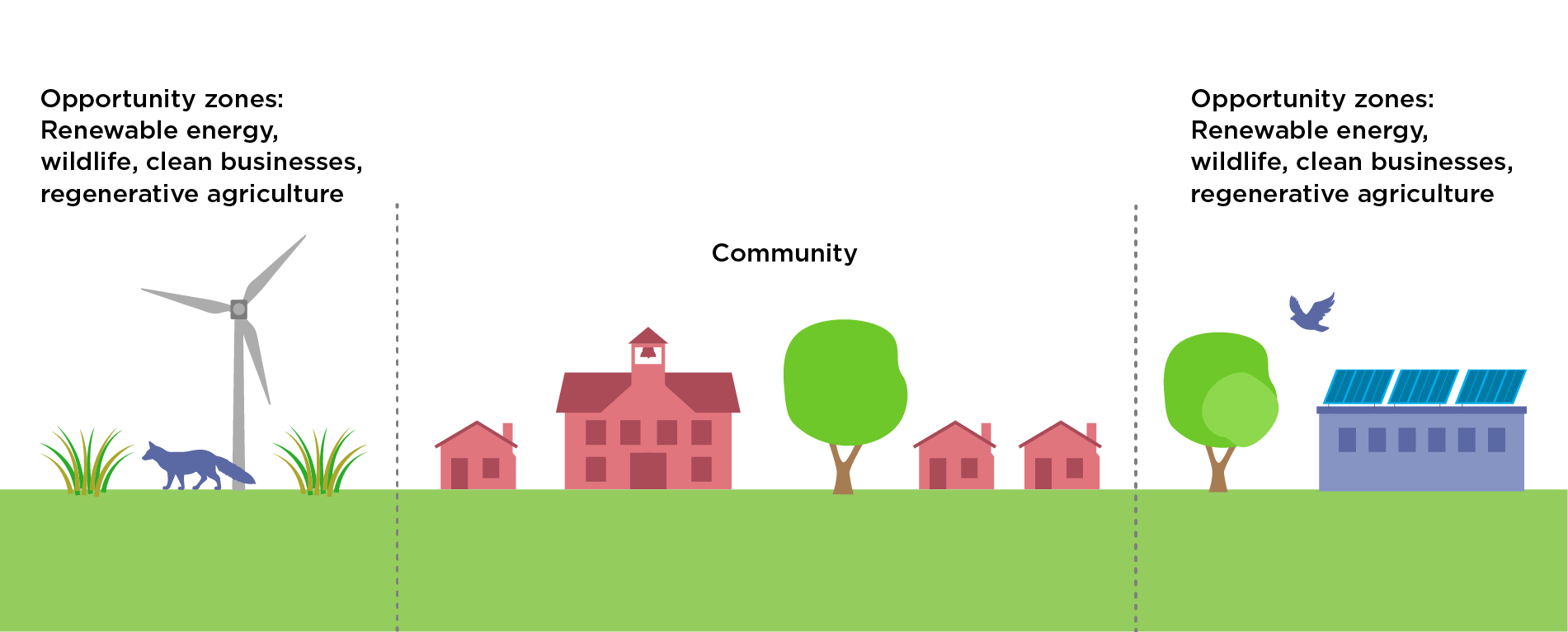a graphic showing cropland repurposing