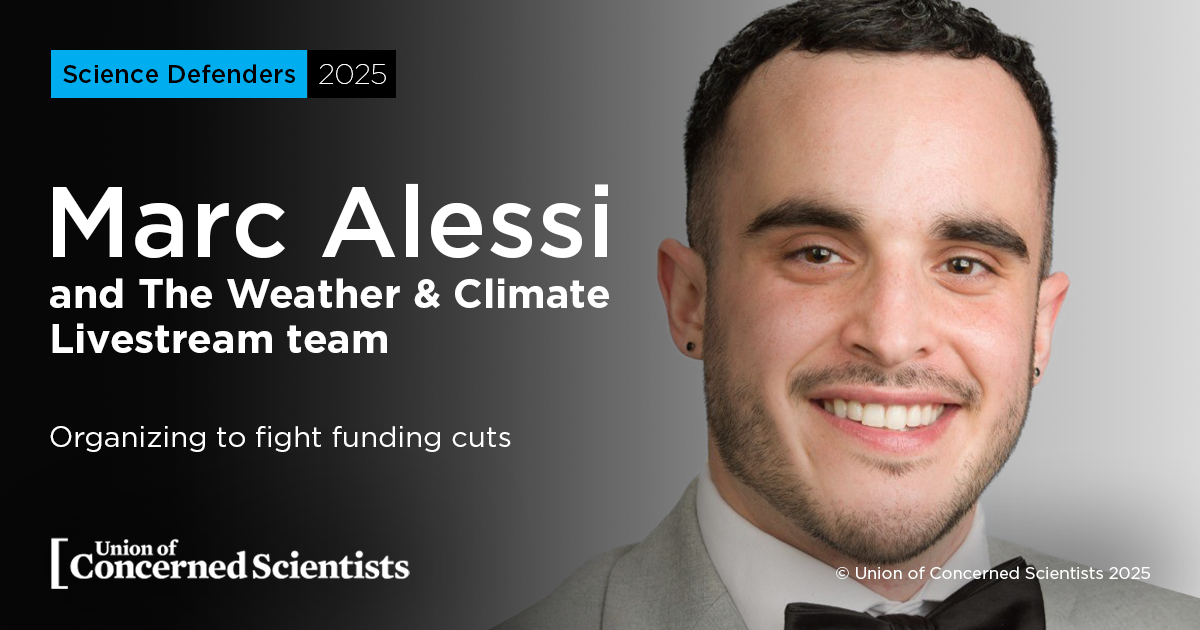 Marc Alessi and The Weather & Climate livestream team: Organizing to fight funding cuts