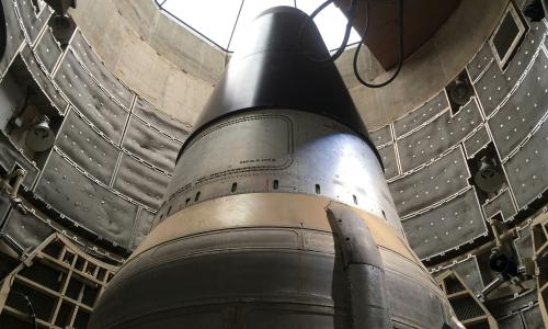 A decommissioned nuclear missile. 