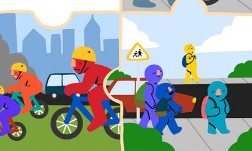 cover of surface transportation reauthorization zine