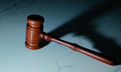 A gavel, representing lawsuits from UCS against the administration