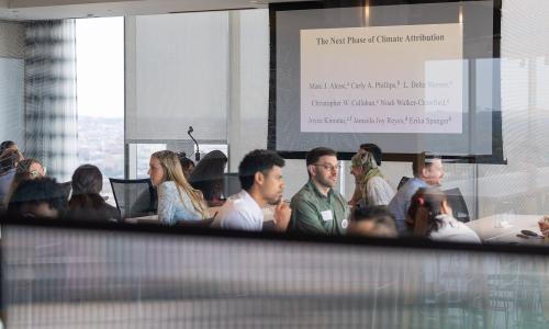 A room of scientists